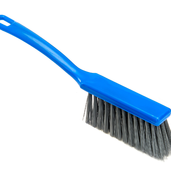 hand brush with detectable stiff bristles